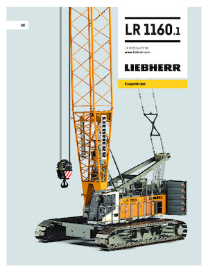 Lánctalpas daruk - rácsos gém Liebherr LR 1160.1