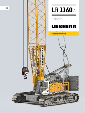 Lánctalpas daruk - rácsos gém Liebherr LR 1160.1