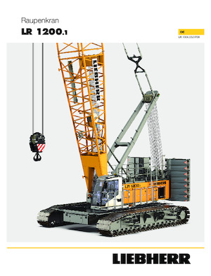 Lánctalpas daruk - rácsos gém Liebherr LR 1200.1