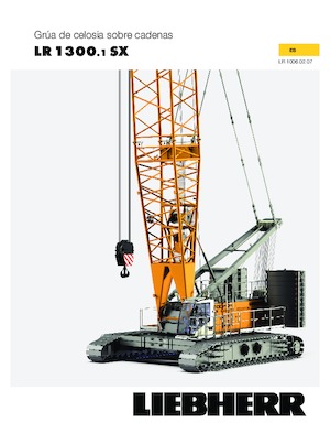 Lánctalpas daruk - rácsos gém Liebherr LR 1300.1 SX 