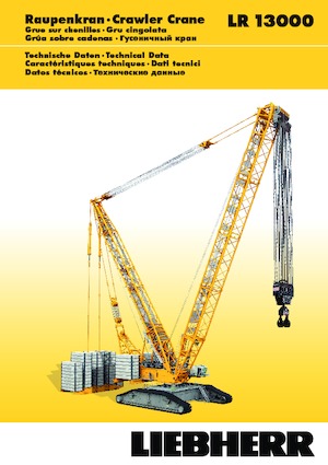 Lánctalpas daruk - rácsos gém Liebherr LR 13000
