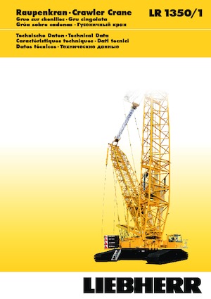 Lánctalpas daruk - rácsos gém Liebherr LR 1350/1