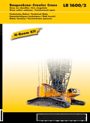 Lánctalpas daruk - rácsos gém Liebherr LR 1600/2