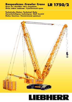 Lánctalpas daruk - rácsos gém Liebherr LR 1750/2