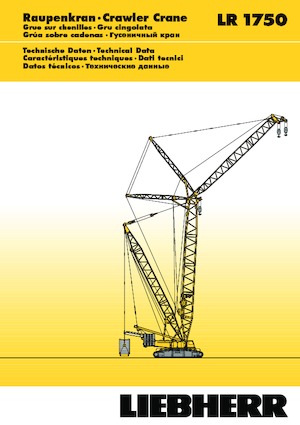 Lánctalpas daruk - rácsos gém Liebherr LR 1750