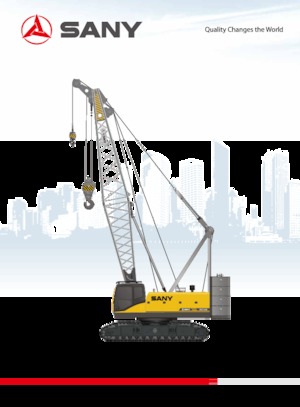 Lánctalpas daruk - rácsos gém Sany SCC1000E