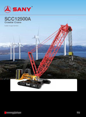 Lánctalpas daruk - rácsos gém Sany SCC12500A