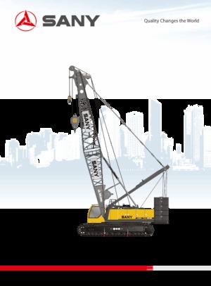 Lánctalpas daruk - rácsos gém Sany SCC1800