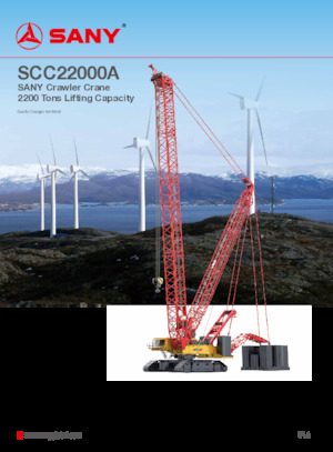 Lánctalpas daruk - rácsos gém Sany SCC22000A