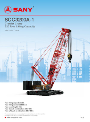 Lánctalpas daruk - rácsos gém Sany SCC3200A-1