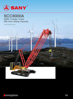 Lánctalpas daruk - rácsos gém Sany SCC6000A