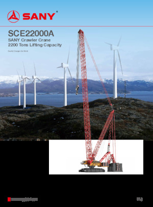 Lánctalpas daruk - rácsos gém Sany SCE22000A