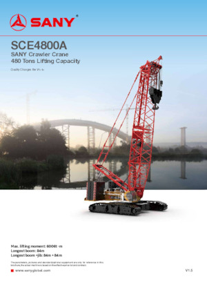Lánctalpas daruk - rácsos gém Sany SCE4800A