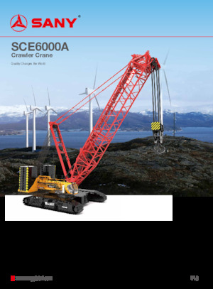 Lánctalpas daruk - rácsos gém Sany SCE6000A