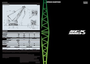 Lánctalpas daruk - rácsos gém Hitachi Sumitomo SCX1000A-3