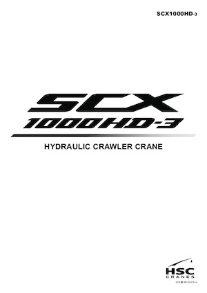 Lánctalpas daruk - rácsos gém Hitachi Sumitomo SCX1000HD-3