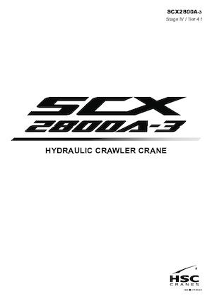 Lánctalpas daruk - rácsos gém Hitachi Sumitomo SCX2800A-3