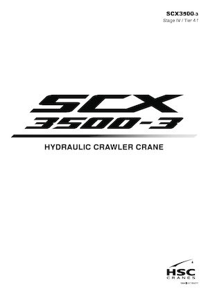 Lánctalpas daruk - rácsos gém Hitachi Sumitomo SCX3500-3