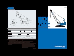 Lánctalpas daruk - rácsos gém Hitachi Sumitomo SCX700E