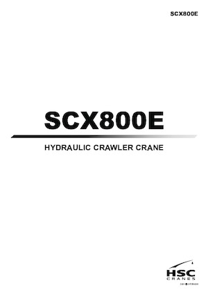 Lánctalpas daruk - rácsos gém Hitachi Sumitomo SCX800E