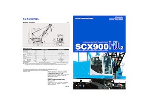 Lánctalpas daruk - rácsos gém Hitachi Sumitomo SCX900HD-2
