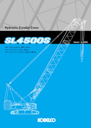 Lánctalpas daruk - rácsos gém Kobelco SL4500S