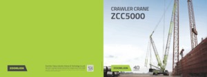 Lánctalpas daruk - rácsos gém Zoomlion ZCC5000