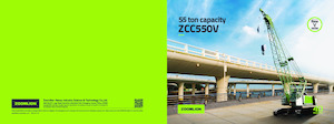 Lánctalpas daruk - rácsos gém Zoomlion ZCC550V
