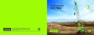 Lánctalpas daruk - rácsos gém Zoomlion ZCC750V