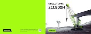 Lánctalpas daruk - rácsos gém Zoomlion ZCC800H
