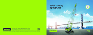 Lánctalpas daruk - rácsos gém Zoomlion ZCC850V