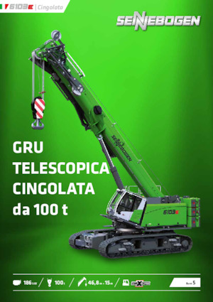 Lánctalpas daruk - teleszkópos gém Sennebogen 6103 E