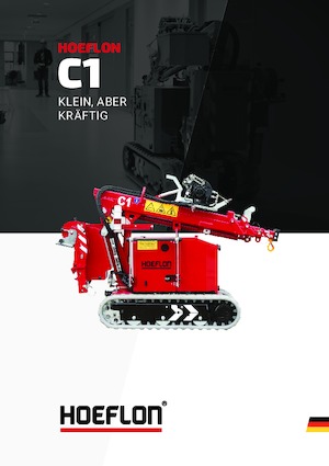 Lánctalpas daruk - teleszkópos gém Hoeflon Hoeflon C1