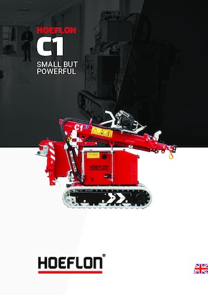 Lánctalpas daruk - teleszkópos gém Hoeflon Hoeflon C1