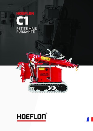 Lánctalpas daruk - teleszkópos gém Hoeflon Hoeflon C1