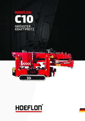 Lánctalpas daruk - teleszkópos gém Hoeflon Hoeflon C10