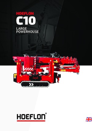 Lánctalpas daruk - teleszkópos gém Hoeflon Hoeflon C10