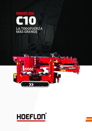 Lánctalpas daruk - teleszkópos gém Hoeflon Hoeflon C10