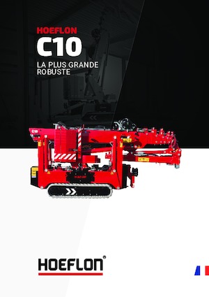 Lánctalpas daruk - teleszkópos gém Hoeflon Hoeflon C10