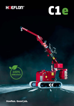 Lánctalpas daruk - teleszkópos gém Hoeflon Hoeflon C1e