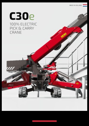 Lánctalpas daruk - teleszkópos gém Hoeflon Hoeflon C30e