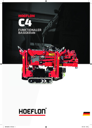 Lánctalpas daruk - teleszkópos gém Hoeflon Hoeflon C4e