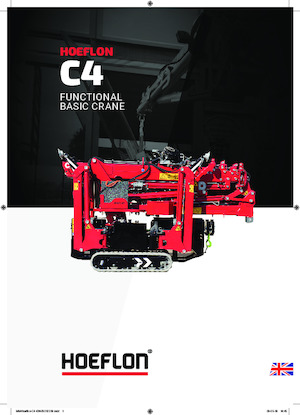 Lánctalpas daruk - teleszkópos gém Hoeflon Hoeflon C4e