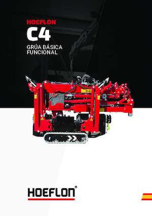 Lánctalpas daruk - teleszkópos gém Hoeflon Hoeflon C4e