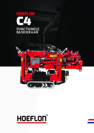Lánctalpas daruk - teleszkópos gém Hoeflon Hoeflon C4e