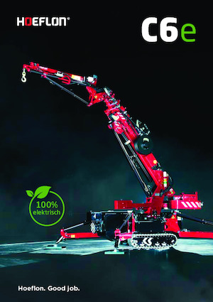 Lánctalpas daruk - teleszkópos gém Hoeflon Hoeflon C6e