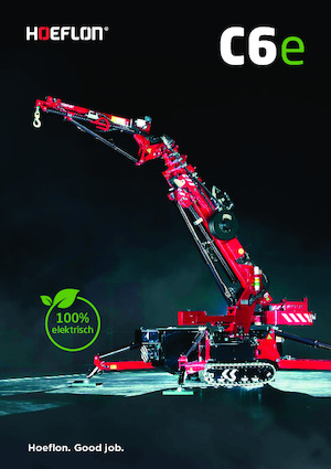 Lánctalpas daruk - teleszkópos gém Hoeflon Hoeflon C6e