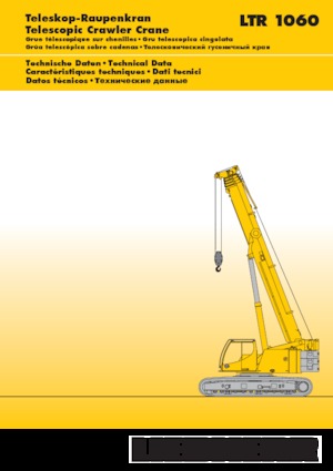 Lánctalpas daruk - teleszkópos gém Liebherr LTR 1060