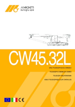 Lánctalpas daruk - teleszkópos gém Marchetti Orsa 45.32L