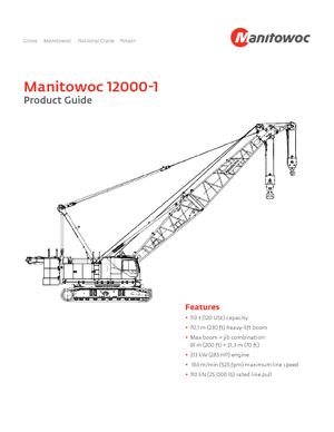 Lánctalpas daruk - rácsos gém Manitowoc 12000 E-1